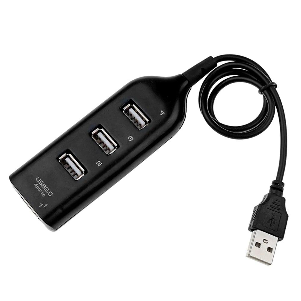 4-портовый USB 5 Мбит/с 1.1 высокоскоростной мини-концентратор с рисунком 2.0 адаптер расширитель компьютерный разветвитель