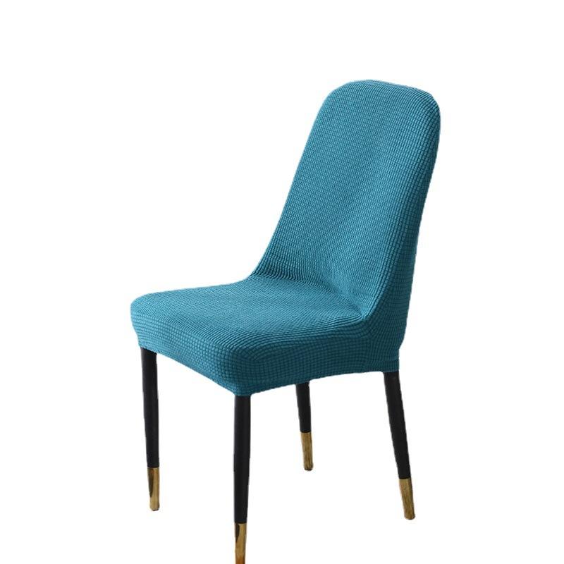 Curved Chair Cover Semicircular Elastic Special-shaped Chair Cover Chair Cushion Set Chair Cushion Integrated Backrest Chair Cover Household