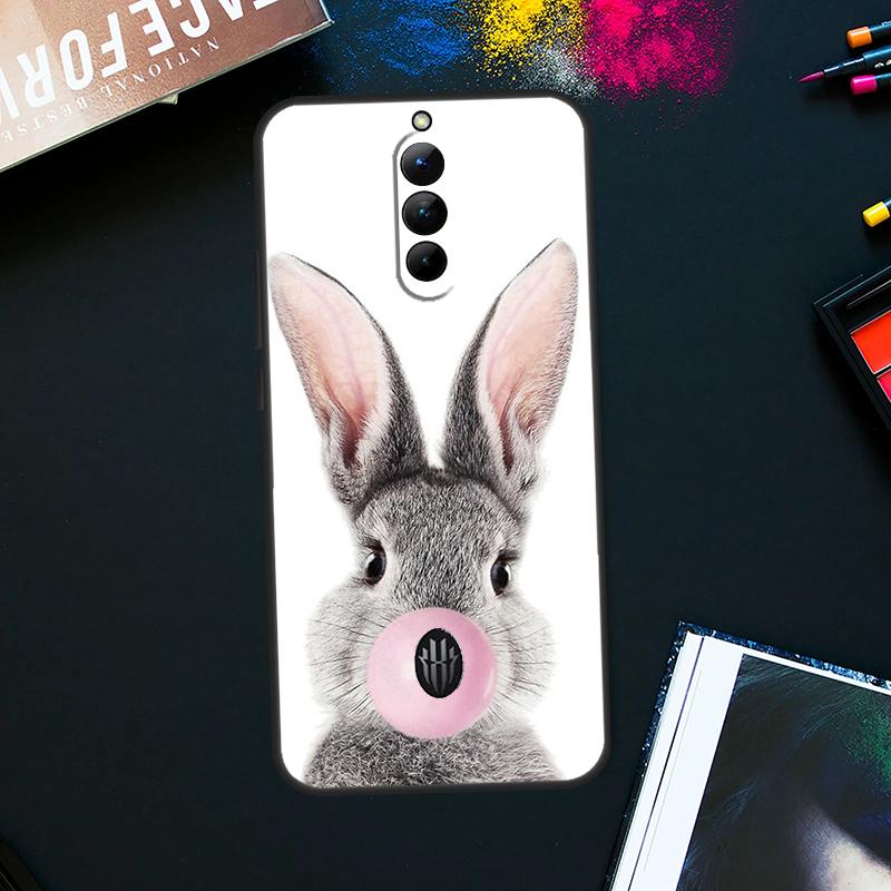 Милый Чехол-Кролик Для ZTE Nubia Red Magic 9 Pro Plus RedMagic 8 8S Pro Plus 6 7 6S 7S Pro 5G 5S 6R