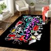 Artistic Graffiti Rug Floor Mat for Living Room or Bedroom Soft and Comfortable Carpet a Gift for Birthday and Holiday.MFF0918142