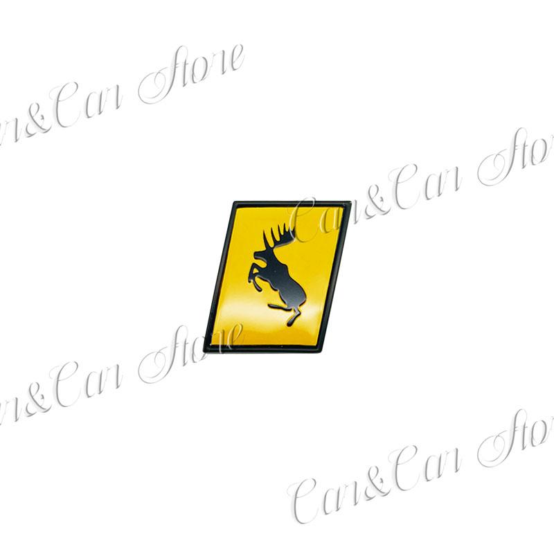 Auto 3D Metal Moose Test Deer Logo Swedish Flag R Design Badge Sticker For Volvo XC40 XC60 V40 C30 Rear Trunk Fender Side Decor