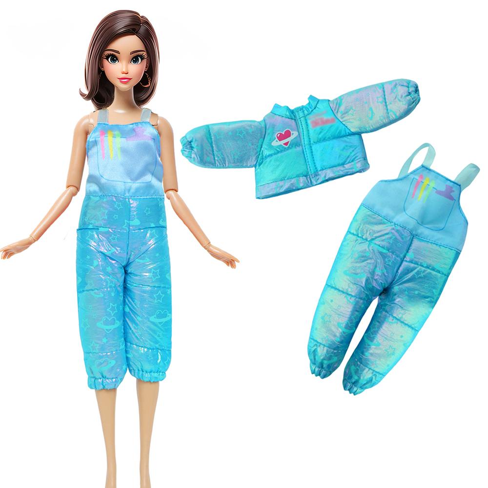 Clothes for 30cm Doll Daily Casual Outfits Pants T-shirt Skirts Mini Dress Fat Curvy Size 11.5 Inch Doll Accessories