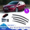 Козырек для окна Ford Focus C346 MK3 Hatchback 2010~2018 автомобильный солнцезащитный козырек от дождя дефлектор тент укрытие вентиляционный люк дымоход аксессуар