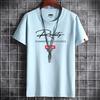 S-6XL 5 Colors Men's Fashion T-shirt Short Sleeves Casual Tee Loose Pullover Shirt