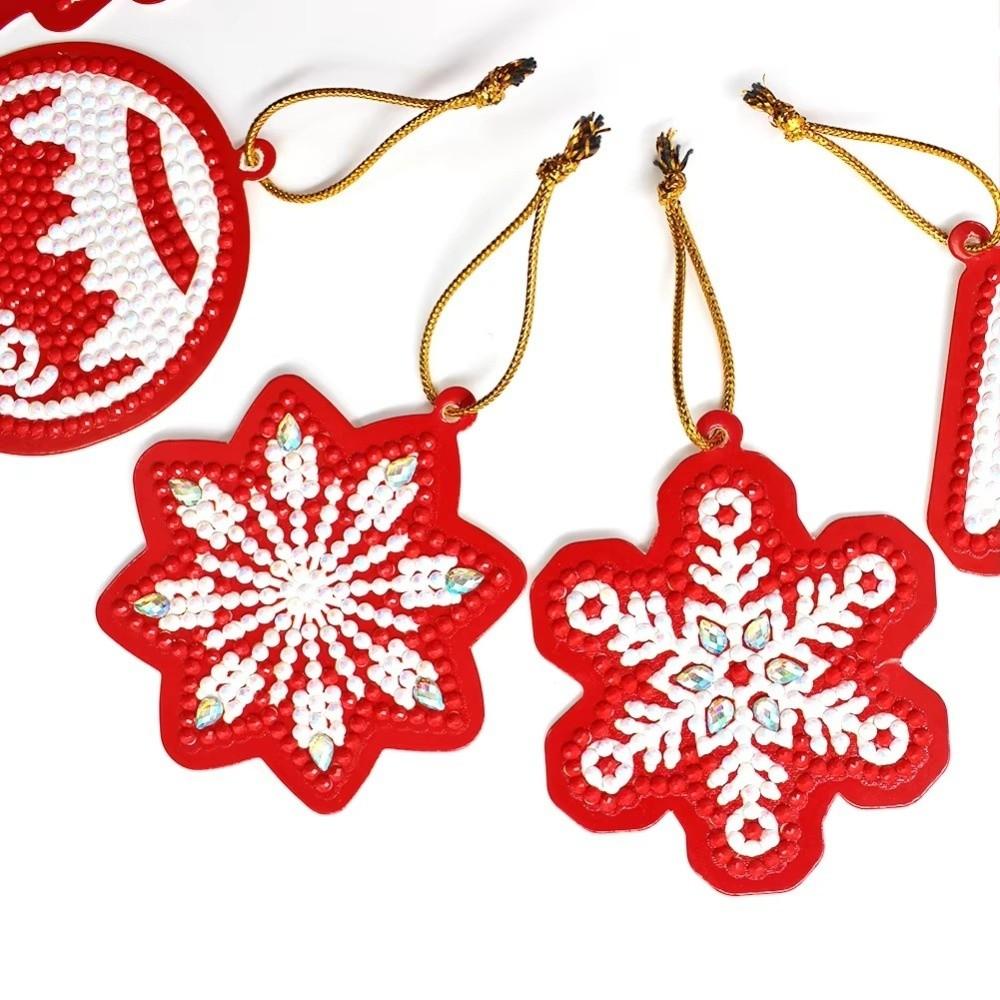 10 PCS DIY Craft Christmas Tree Pendant Xmas Bell Bag Charm Handmade Hanging Ornament Home Decor