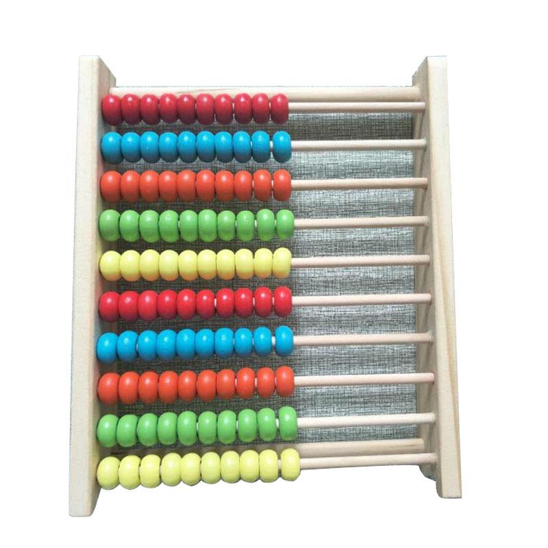 Colorful MY04 Wooden Abacus Toy for Baby and Toddler Early Education: Multifunctional Learning Toy