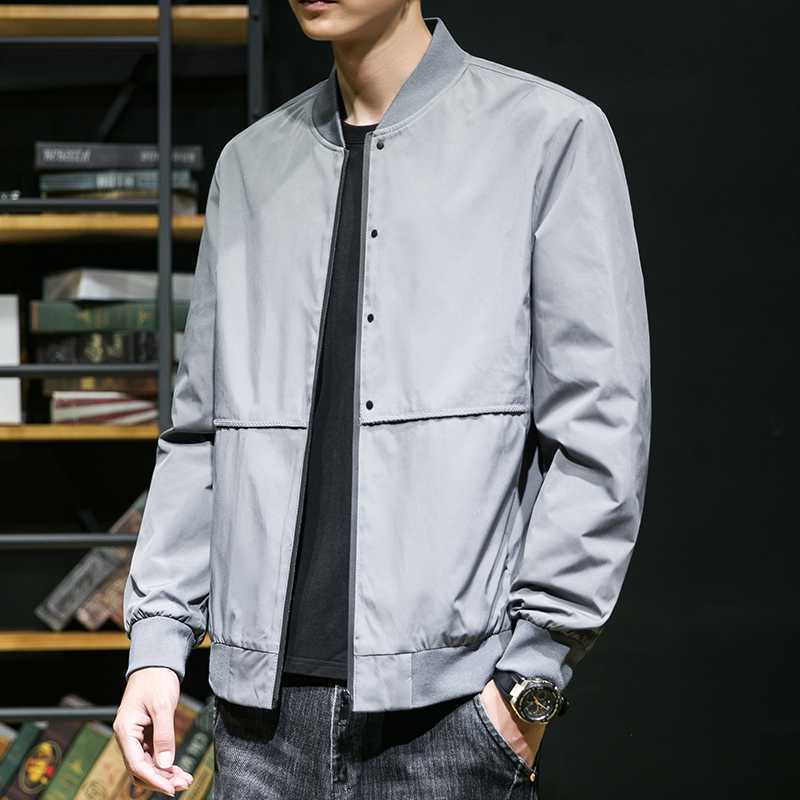Men's New Jackets Spring and Autumn Jackets Men's Trendy Men's Stand Collar Korean Style Versatile Spring Tops Work Jackets