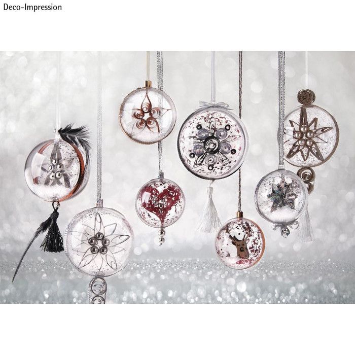 Pallina en plexiglass - NO NAME - Ø14cm - Transparent - Rond - Décoration Noël