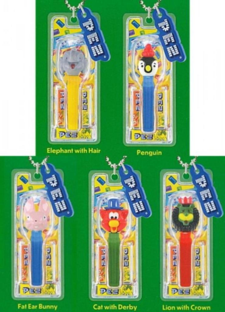 Слон Кен PEZ талисман с шариковой цепочкой все 5 типов набор полный комплект Gacha Gacha капсульная игрушка том 3 ×