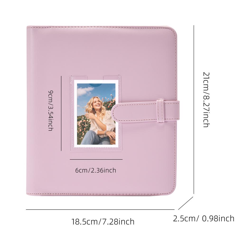 Lerp&272 Кармана Обложка из Искусственной Кожи с Карманами Фотоальбомы для Fujifilm Instax Mini 8/9/11/12 Пленки Фото Альбом