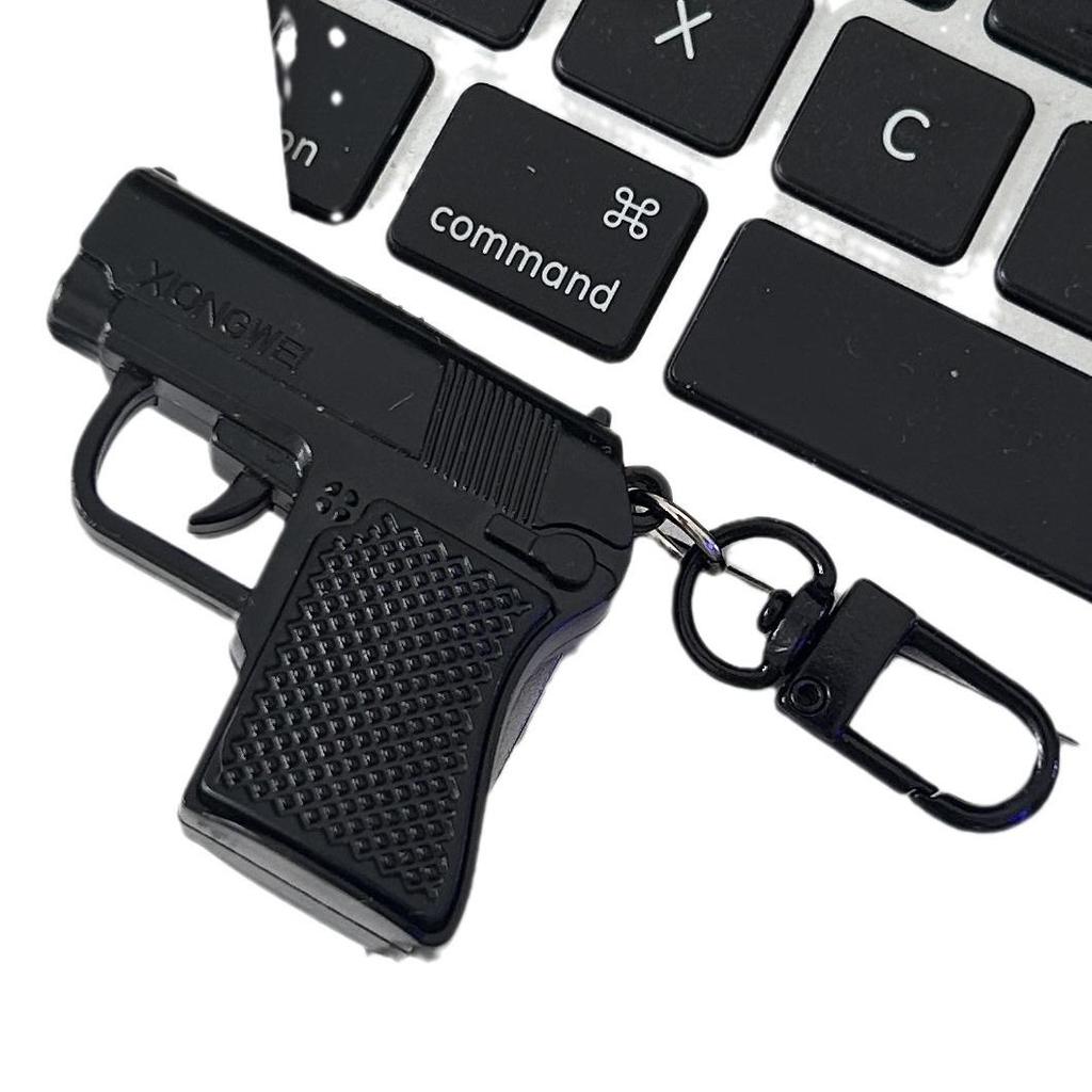 Quirky Personality Gun Toy & Luminous Keychain Camera