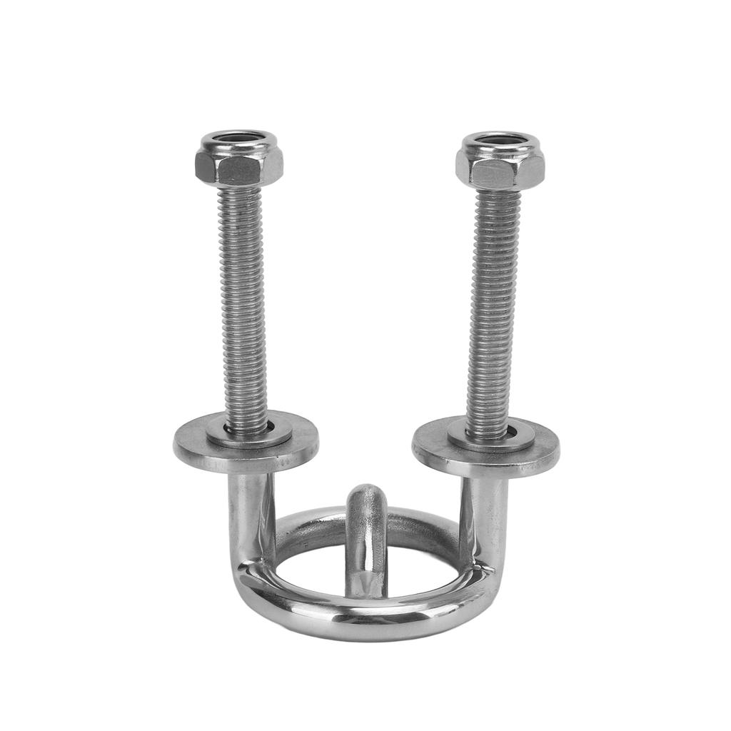 Boat Eye Hook Stainless Steel Material M10 Thread Oxidation Resistance Durable Wearable Marine Transom Mount for Outdoor