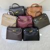 Leather Handbag Bag Old Money High-end Women's Bag