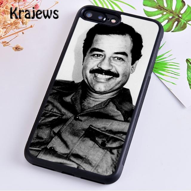 Krajews Arabic Iraq Saddam Hussein Phone Case Cover For iPhone 16 15 SE2020 14 6 7 8 plus 11 12 13 pro max coque Shell Fundas