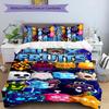 Blox fruit 3pcs Bedding Set Duvet Cover Closure Includes 1 Duvet Cover & 2 Pillowcases for All Seasons Bedroom Home Dorm Decor