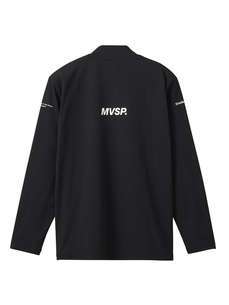 DESCENTE SUNCREEN Mock Neck Long Sleeve Shirt BK XO