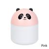 250ml Cute Panda Mini Air Humidifier with Night Light Essential Oil Diffuser USB Mist Maker Car Air Freshener for Bedroom Office