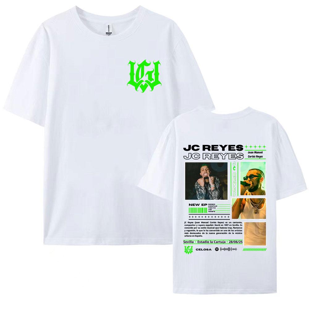 Rapper Jc Reyes Music Album Tour 2025 Merch Tshirts for Unisex Hip Hop Street Pop Music T Shirts Unisex 100 Cotton Casual Tshirt