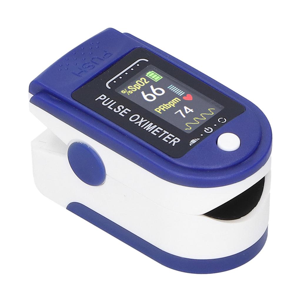 Fingertip Pulse Oximeter LED Dispaly Blood Oxygen Saturation Heart Rate Monitor with Strap
