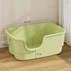 Cat Litter Box Bedpan Big Mac Oversized Cat Tray Bedpan Large Capacity Semi-Closed Plastic Anti-Splash Cats Toilet Pet Supplies
