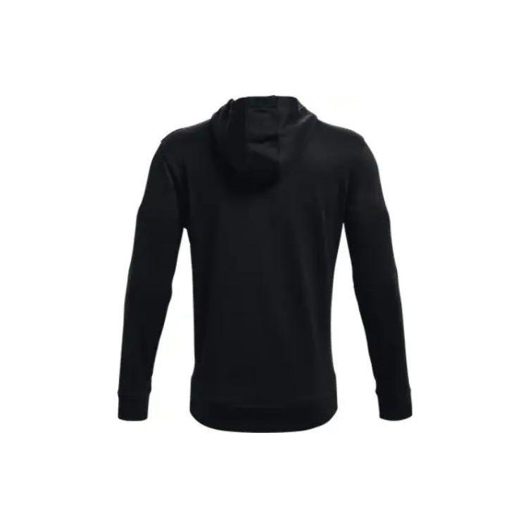 Under Armour Сплошной цвет пуловер на шнурке с капюшоном и длинными рукавами, мужские топы, черный 1366259-001