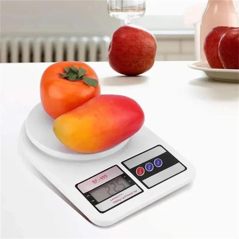 Цифровые кухонные весы 10 кг x 0,1 г, Электронные весы для продуктов высокой точности с ЖК-дисплеем, Кухонные аксессуары для выпечки тортов, Весы для продуктов