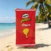 Еда P-Pringles Полотенце Пляжное одеяло Полотенце Для путешествий Тренажерного зала Душа Роскошное Легкое Кемпинг Бассейн горячий