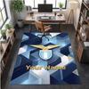 Crystal Velvet Rug Lazio FC Print Custom Name Text Floor Mat Home Decor