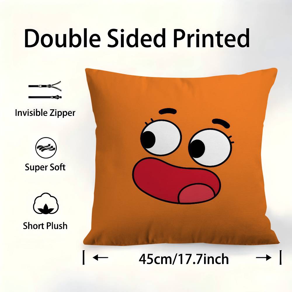 The Amazing World Of Gumballs Pillow Cover Design Cushion Cover Decor Holiday Decorati
