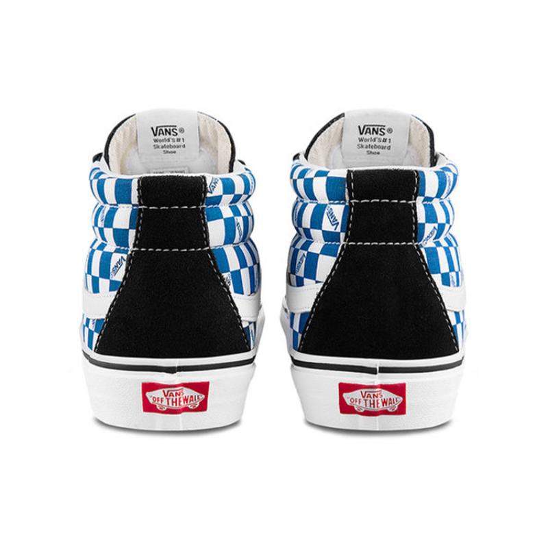 Vans Кроссовки Sk8 mid Клетка Сине-белые Vans VN0A3MV85I5