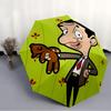 Mr Bean Fashionable Automatic Opening/Closing Folding Umbrella. Portable and Foldable, Ideal for Gift, Travel, and Daily Use.