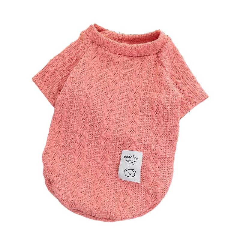 Свитера для домашних животных для маленьких и средних собак, одежда для кошек, зимняя теплая вязаная одежда для собак, чихуахуа, йорков, ши-тцу, мопс