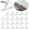 10/20PCS Transparent Plastic Tablecloth Clips For Attaching Outdoor Tablecloths; Outdoor And Indoor Camping Table Covers