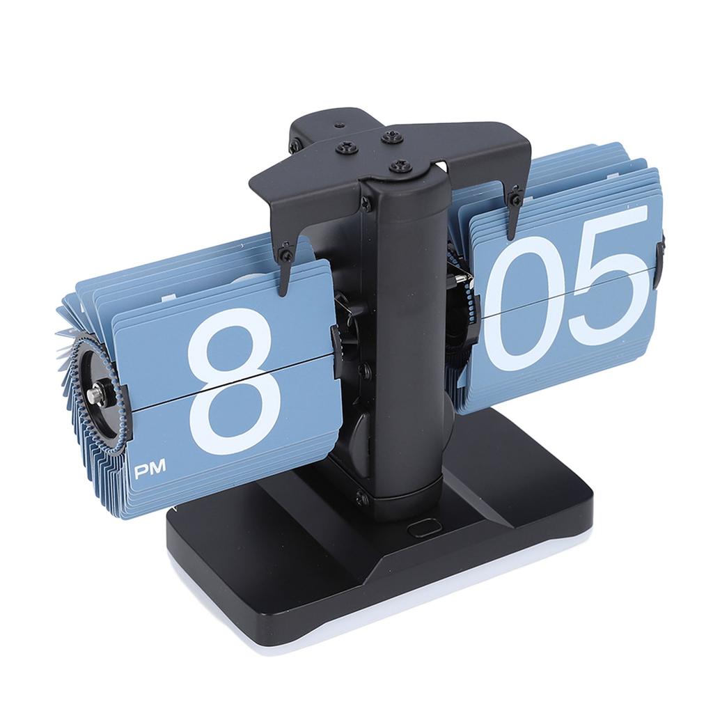 Автоматические перекидные часы Стильный вид Бесшумная работа Регулируемая яркость Перекидные часы для домашнего использования