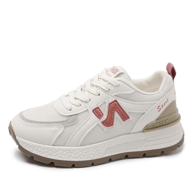 Кроссовки на толстой подошве с N-символом «Форрест Гамп» женские весна-осень 2025 корейская версия супер огненные папины кроссовки повседневные беговые кроссовки-маффины