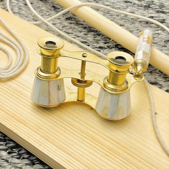 Opera Glasses Binocular Handcrafted Brass Binoculars for Timeless Adventures and Memorable Gifts, Anniversary Gift For Mother