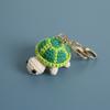 Funny Novelty Little Turtle Doll Crochet Keychain Pendant Creative Car Keyrings Exquisite Backpack Decoration Accessories Gifts