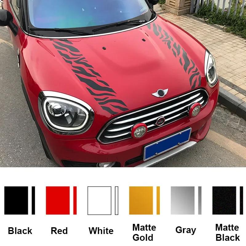 Наклейка на капот автомобиля для Mini Cooper S JCW R55 R56 R60 F54 F55 F56 F60 Countryman, Декор-наклейка, Аксессуары для тюнинга авто