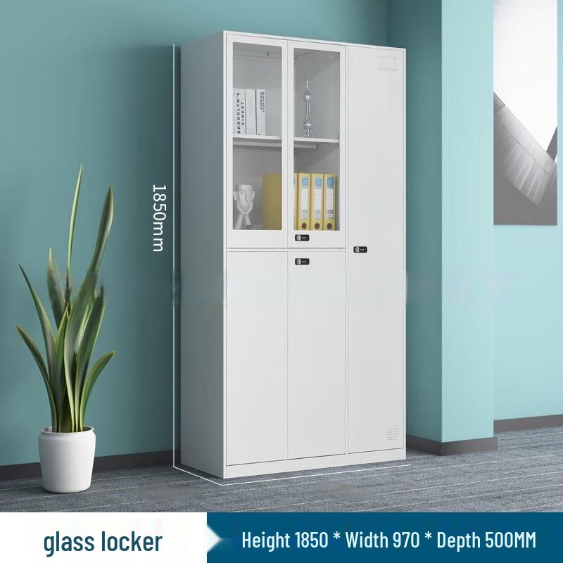 Milin Narrow Steel 6-Door Password Locker