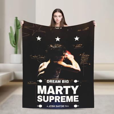 Марти Суприм Настольный теннис Флисовые пледы Покрывала для кровати Спальни Супер теплые Плюшевое тонкое одеяло,