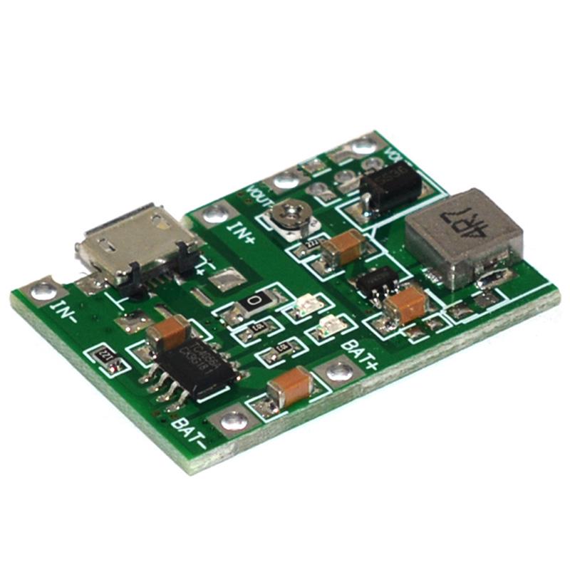 Usb Lithium 3.7V Battery Charging Module 4.2V Boost Step Up 5V 9V 12V 24V