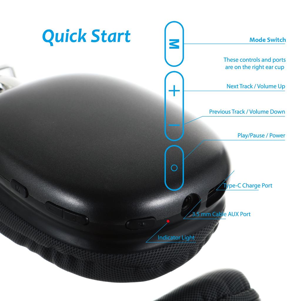 Foldable Wireless Bluetooth Gaming Headphones 3D Stereo Headset Headset Noise Reduction Gaming Earphones with Mic