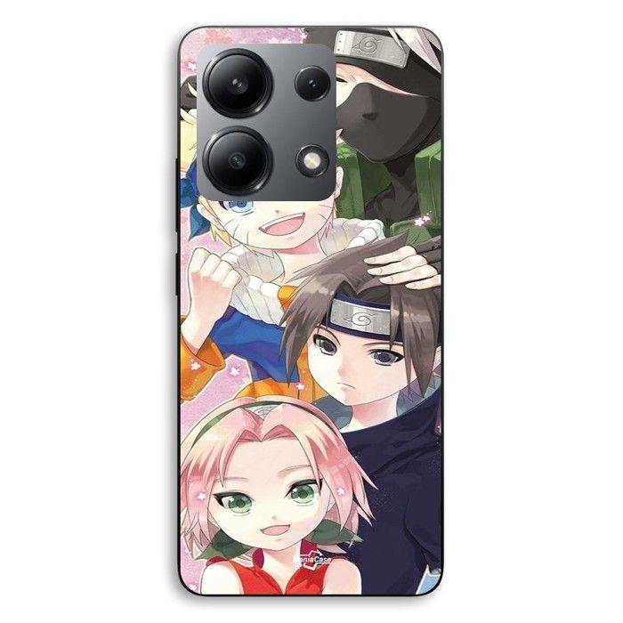 Coque de téléphone - MANIACASE - Xiaomi Redmi Note 13 4G - Silicone TPU - Motif Kakashi (Naruto) - Noir/Designs