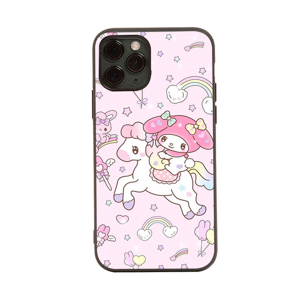 HK21 Cute My MelodyBlack Sofe Case for Xiaomi Poco X6 X4 M5 M6 F5 F6 C65 C55 C50 C51 C40 Pro Redmi 14C A3X 13C 12C 11T 10A 9C Note 7 6 8A Plus