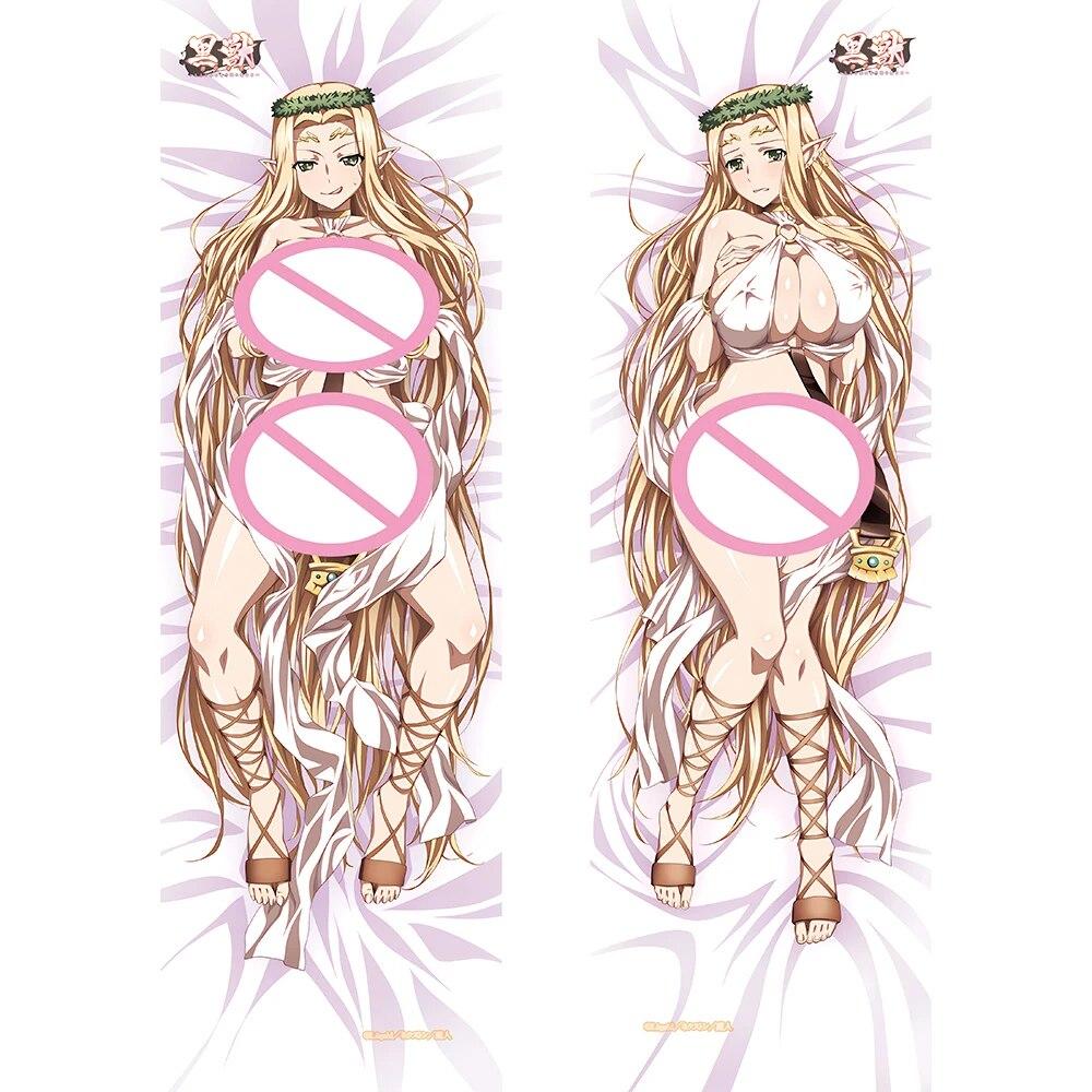 Seresutin Rukurusu Kuroinu аниме Otaku Dakimakura наволочка для тела пикантная двусторонняя наволочка с озорным костюмом с принтом