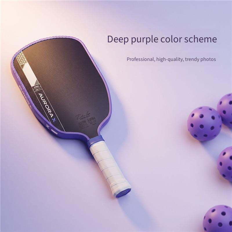 T700 Carbon Fiber Elongated Power Pickleball Paddle Set, PP Honeycomb Core Professional Offensive Sports Equipment