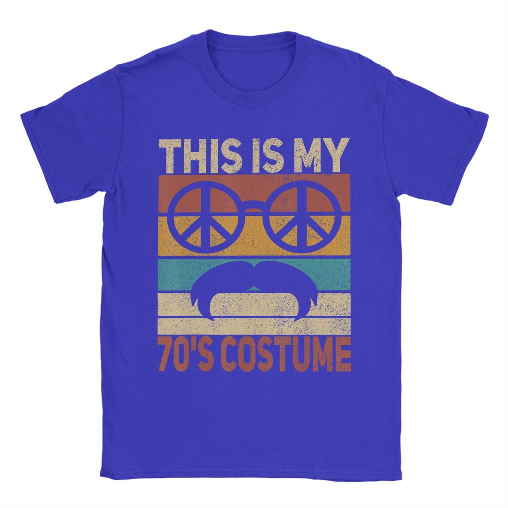 This is My 70s Costume 70 Styles Unisex 70's Disco 1970s T-Shirt Summer Fashion T Shirts Unisex Tees Short Sleeve Vintage Tshirt