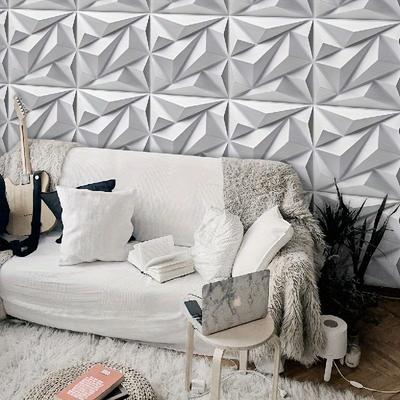 12 шт. 11,8x11,8 дюймов/30x30 см 3D ПВХ стеновые панели для внутреннего декора стен водонепроницаемые влагостойкие легко моющиеся для кухни ванной комнаты