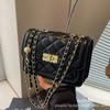 This year's popular diamond chain small bag women's 2025 new trendy temperament shoulder bag foreign style messenger small square bag