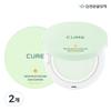 Kim Jeong-moon Aloe Aqua Мягкий Охлаждающий Солнцезащитный Кушон SPF50+ PA++++, 25г, 2 штуки